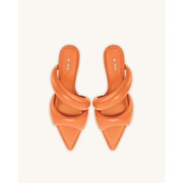 JW PEI Sara Mule in Tangerine | Mules | Coveti