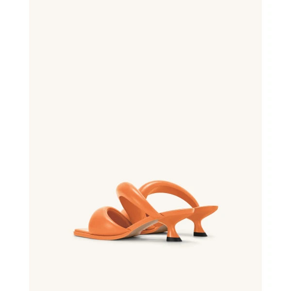 JW PEI Sara Mule in Tangerine | Mules | Coveti
