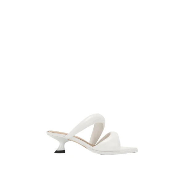 JW PEI Sara Mule in White | Mules | Coveti
