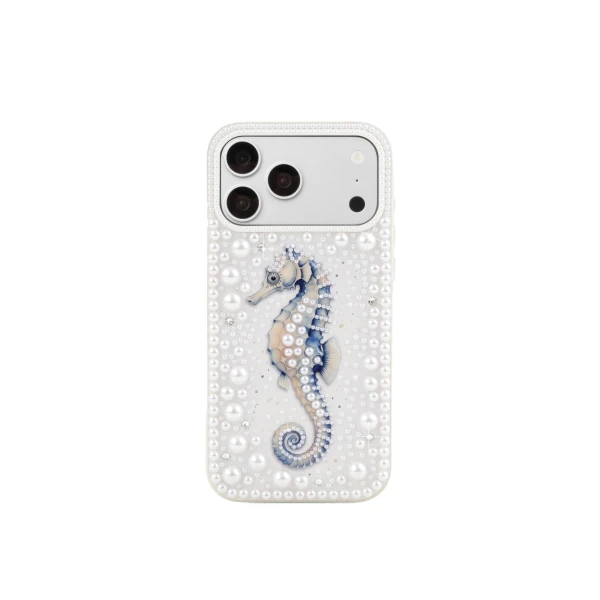 JW PEI Seahorse Pearl Phone Case in White | Phone Cases | Coveti