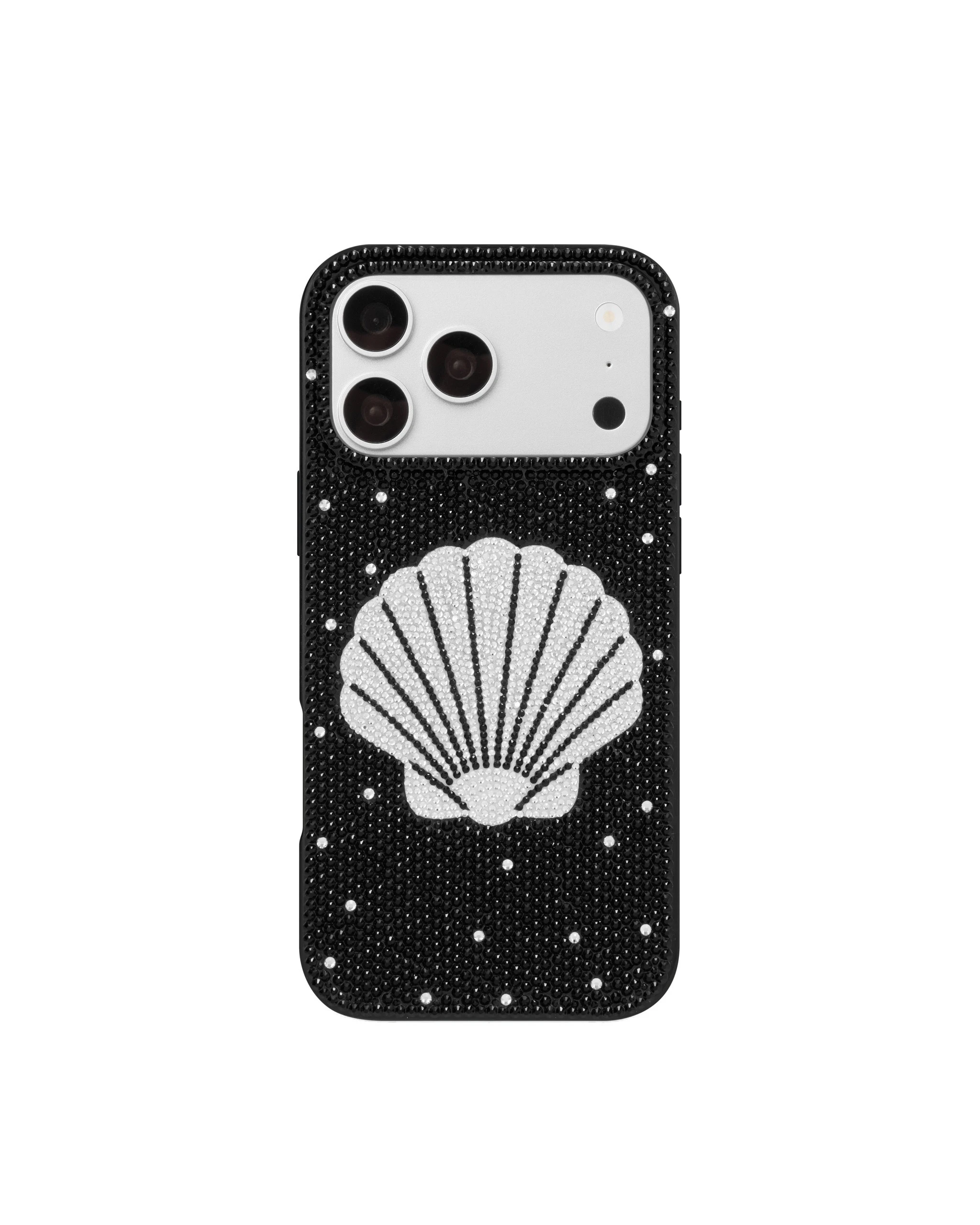 JW PEI Seashell Artificial Crystal Phone Case in Black JW PEI Seashell Artificial Crystal Phone Case in Black | Phone Cases | Coveti