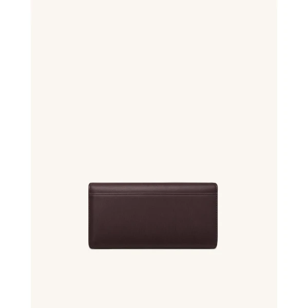 JW PEI Seren Flap Long Wallet in Chestnut Black | Wallets & Purses | Coveti