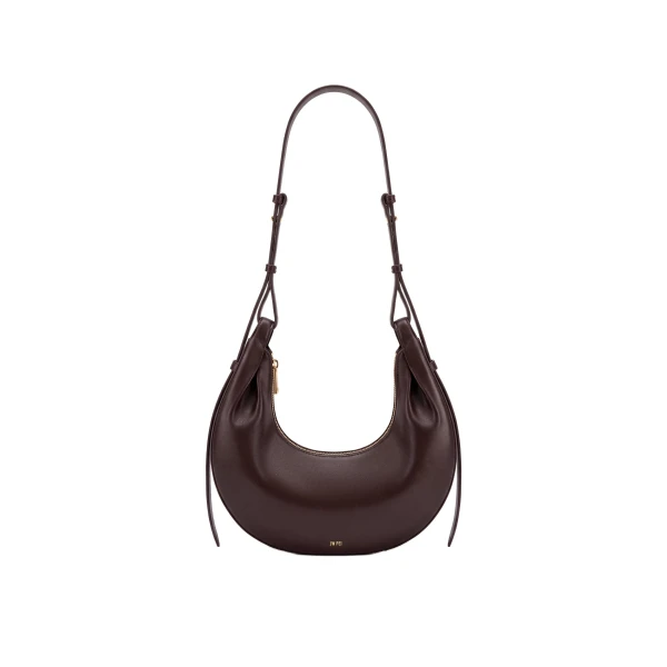 JW PEI Sharon Crescent Crossbody Bag in Dark Brown | Shoulder & Crossbody Bags | Coveti