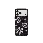 JW PEI Snowflake Artificial Crystal Phone Case in Black | Phone Cases | Coveti