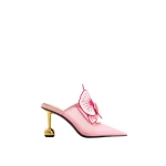 JW PEI Sofia Orchid Sphere Heel Mules in Pink | Mules | Coveti