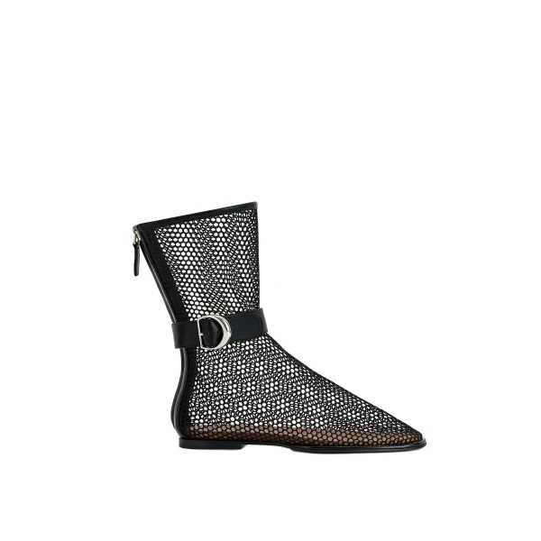 JW PEI Sophia Mesh Boots in Black | Boots | Coveti