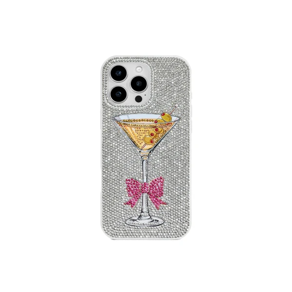 JW PEI Sparkling Martini Phone Case in Multicolor White | Phone Cases | Coveti