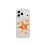 JW PEI Starfish Artificial Crystal Phone Case in White | Phone Cases | Coveti