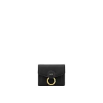 JW PEI Stella Wallet in Black Grained Vegan Leather | Wallets & Purses | Coveti