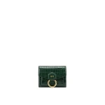 JW PEI Stella Wallet in Dark Green Croc | Wallets & Purses | Coveti