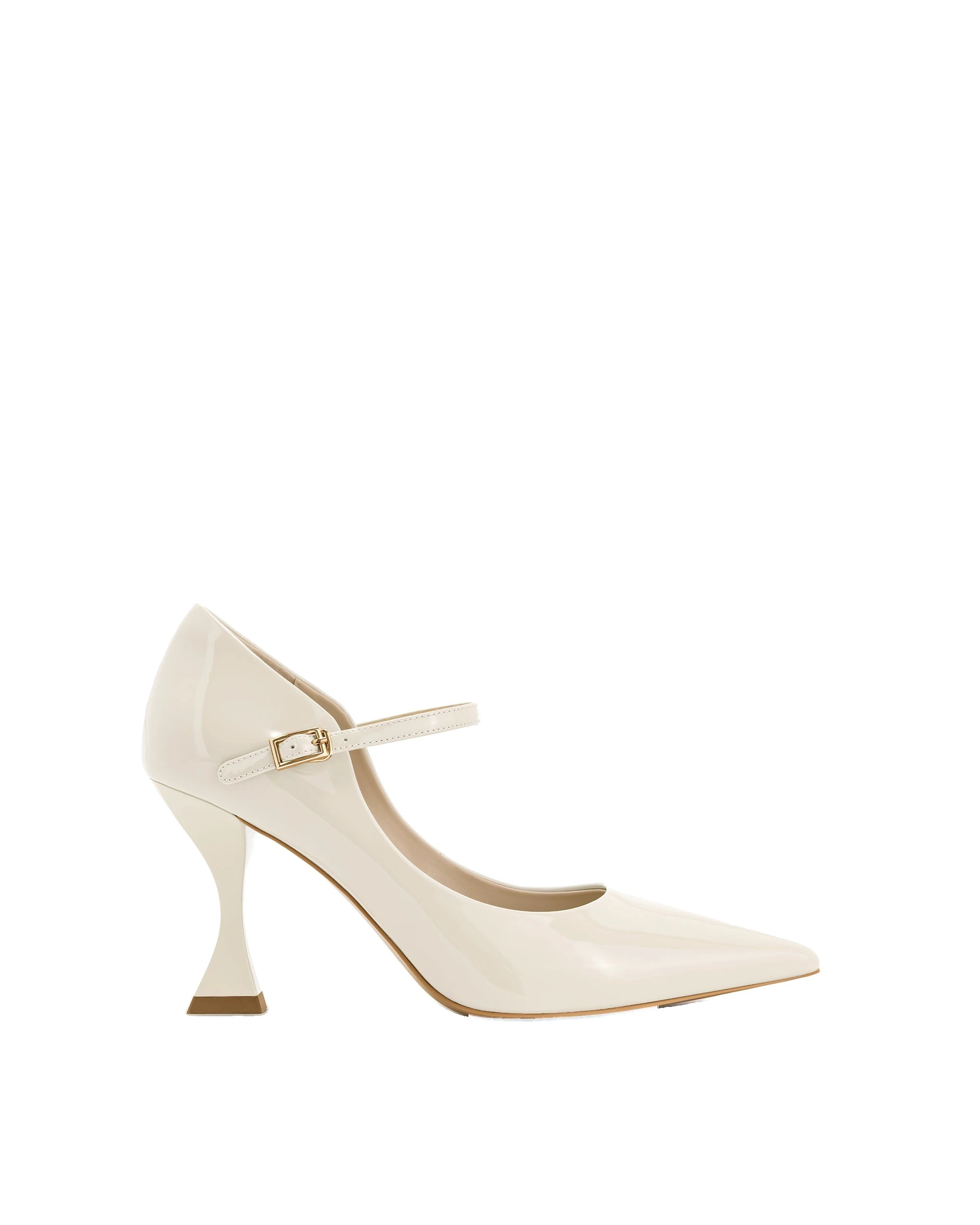 JW PEI Thalina Patent Vegan Leather Pumps in Beige JW PEI Thalina Patent Vegan Leather Pumps in Beige | Heels | Coveti