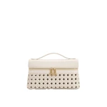 JW PEI Thea Open-Woven Top Handle Bag in Warm White | Totes & Top-Handle Bags | Coveti