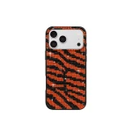 JW PEI Tiger Stripe Artificial Crystal Phone Case in Black | Phone Cases | Coveti
