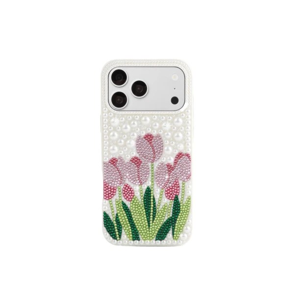 JW PEI Tulip Faux Pearl Phone Case in White | Phone Cases | Coveti