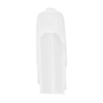 JW PEI Tulle Cape Shawl in White | Scarves | Coveti