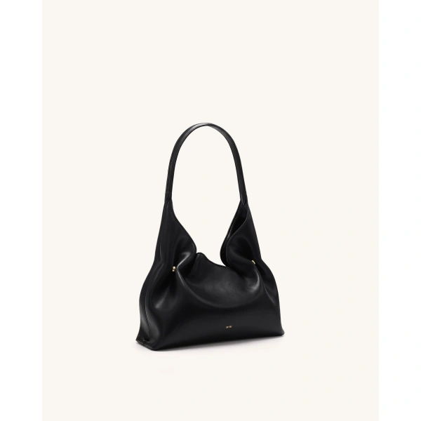JW PEI Velora Smooth Hobo Shoulder Bag in Black | Shoulder & Crossbody Bags | Coveti