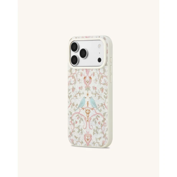 JW PEI Vintage Romance Bird Pearl Shell Phone Case in White | Phone Cases | Coveti