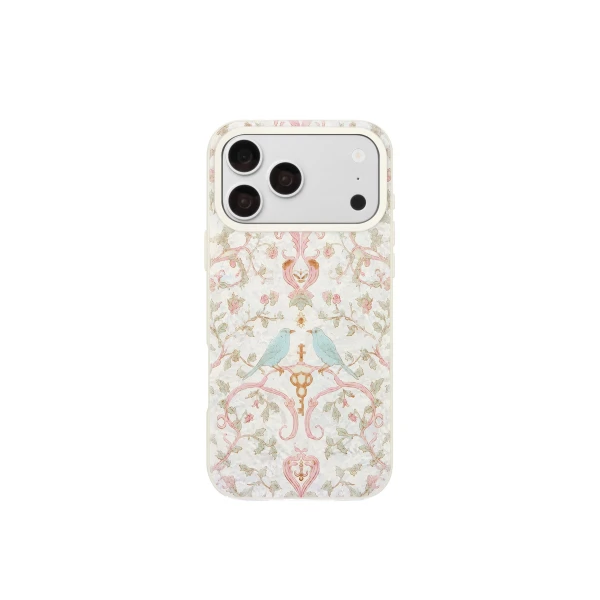 JW PEI Vintage Romance Bird Pearl Shell Phone Case in White | Phone Cases | Coveti