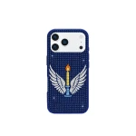 JW PEI Winged Candle Artificial Crystal Phone Case in Blue | Phone Cases | Coveti
