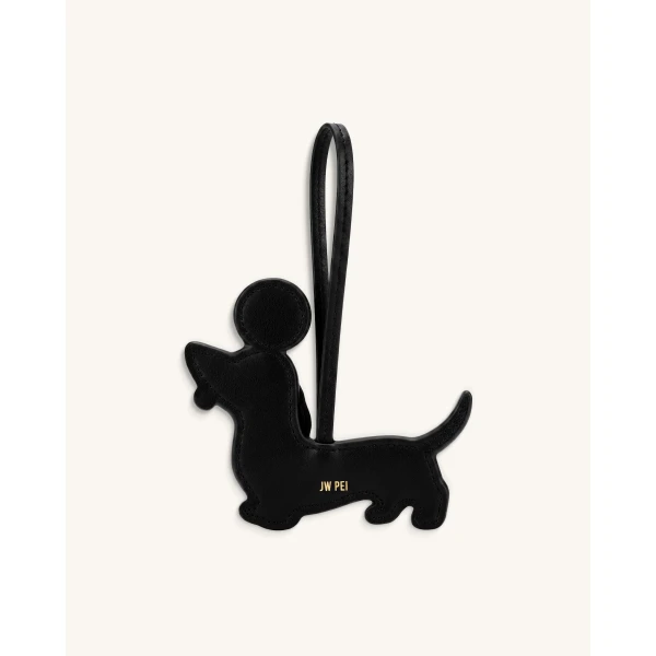 JW PEI World Cup Dachshund Soccer Jersey Bag Charm in Red | Bag Charms | Coveti