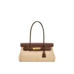 JW PEI Yara Faux Suede Shoulder Bag in Dark Brown | Shoulder & Crossbody Bags | Coveti