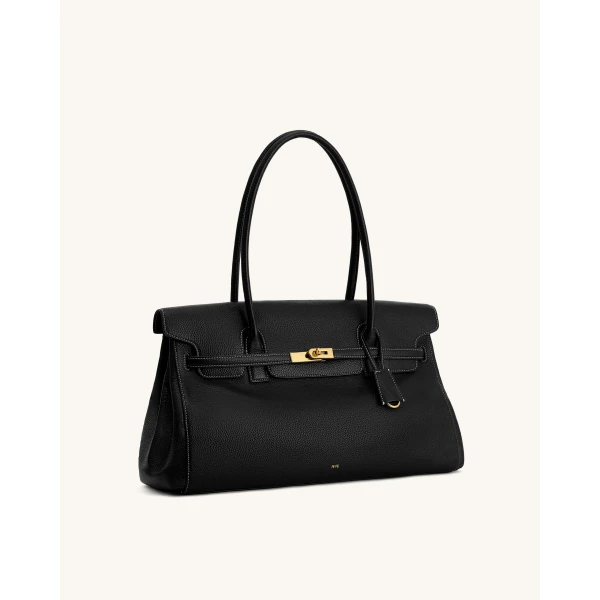 JW PEI Yara Large Shoulder Bag in Black | Shoulder & Crossbody Bags | Coveti