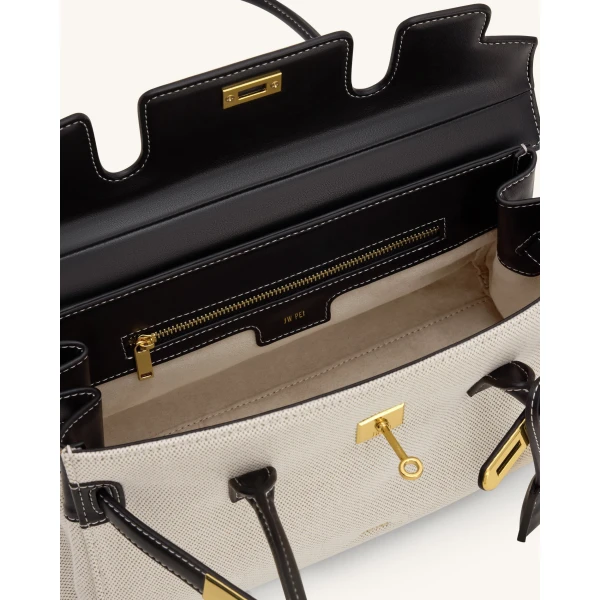 JW PEI Yara Shoulder Bag in Black Canvas | Shoulder & Crossbody Bags | Coveti