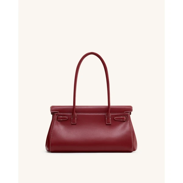 JW PEI Yara Shoulder Bag in Burgundy | Shoulder & Crossbody Bags | Coveti