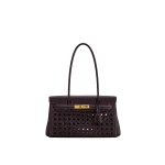 JW PEI Yara Shoulder Bag in Dark Red | Shoulder & Crossbody Bags | Coveti