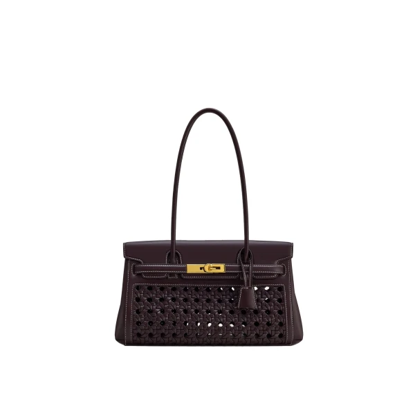 JW PEI Yara Shoulder Bag in Dark Red | Shoulder & Crossbody Bags | Coveti