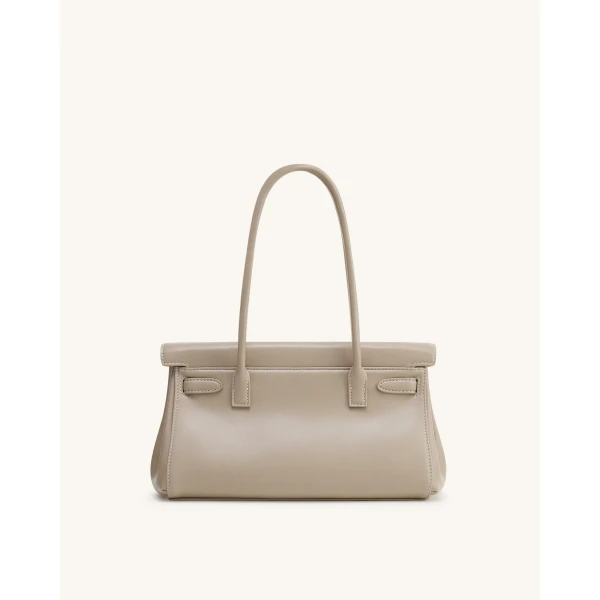 JW PEI Yara Shoulder Bag in Gray Apricot | Shoulder & Crossbody Bags | Coveti