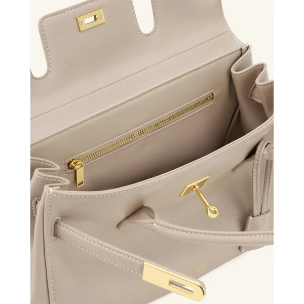 JW PEI Yara Shoulder Bag in Gray Apricot | Shoulder & Crossbody Bags | Coveti