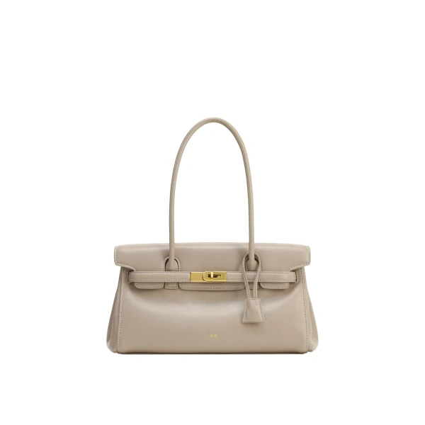 JW PEI Yara Shoulder Bag in Gray Apricot | Shoulder & Crossbody Bags | Coveti
