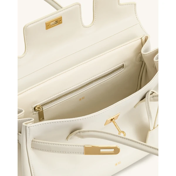 JW PEI Yara Shoulder Bag in White | Shoulder & Crossbody Bags | Coveti