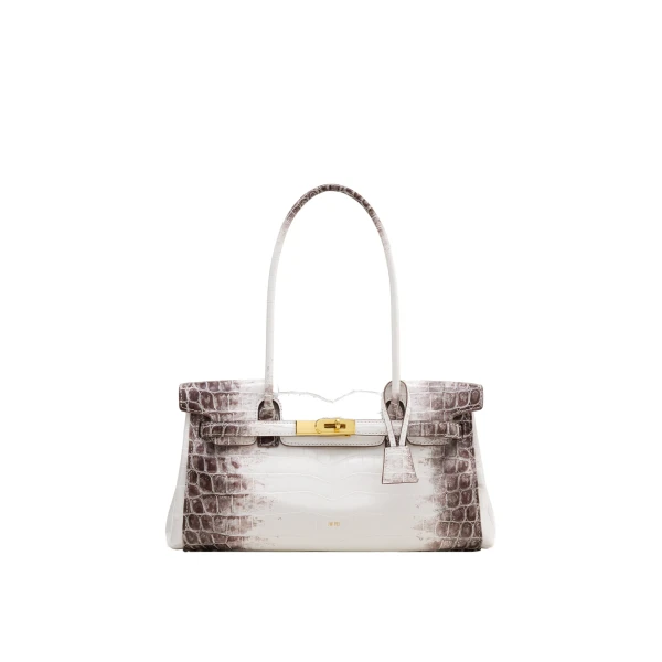JW PEI Yara Shoulder Bag in White Croc | Shoulder & Crossbody Bags | Coveti