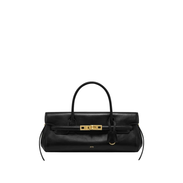 JW PEI Yara Small Top Handle Shoulder Bag in Black | Mini Bags | Coveti