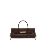 JW PEI Yara Small Top Handle Shoulder Bag in Deep Coffee | Mini Bags | Coveti