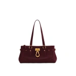 JW PEI Yvette Elongated Tote Bag in Burgundy | Totes & Top-Handle Bags | Coveti