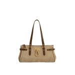 JW PEI Yvette Faux Suede Elongated Tote Bag in Light Brown | Totes & Top-Handle Bags | Coveti