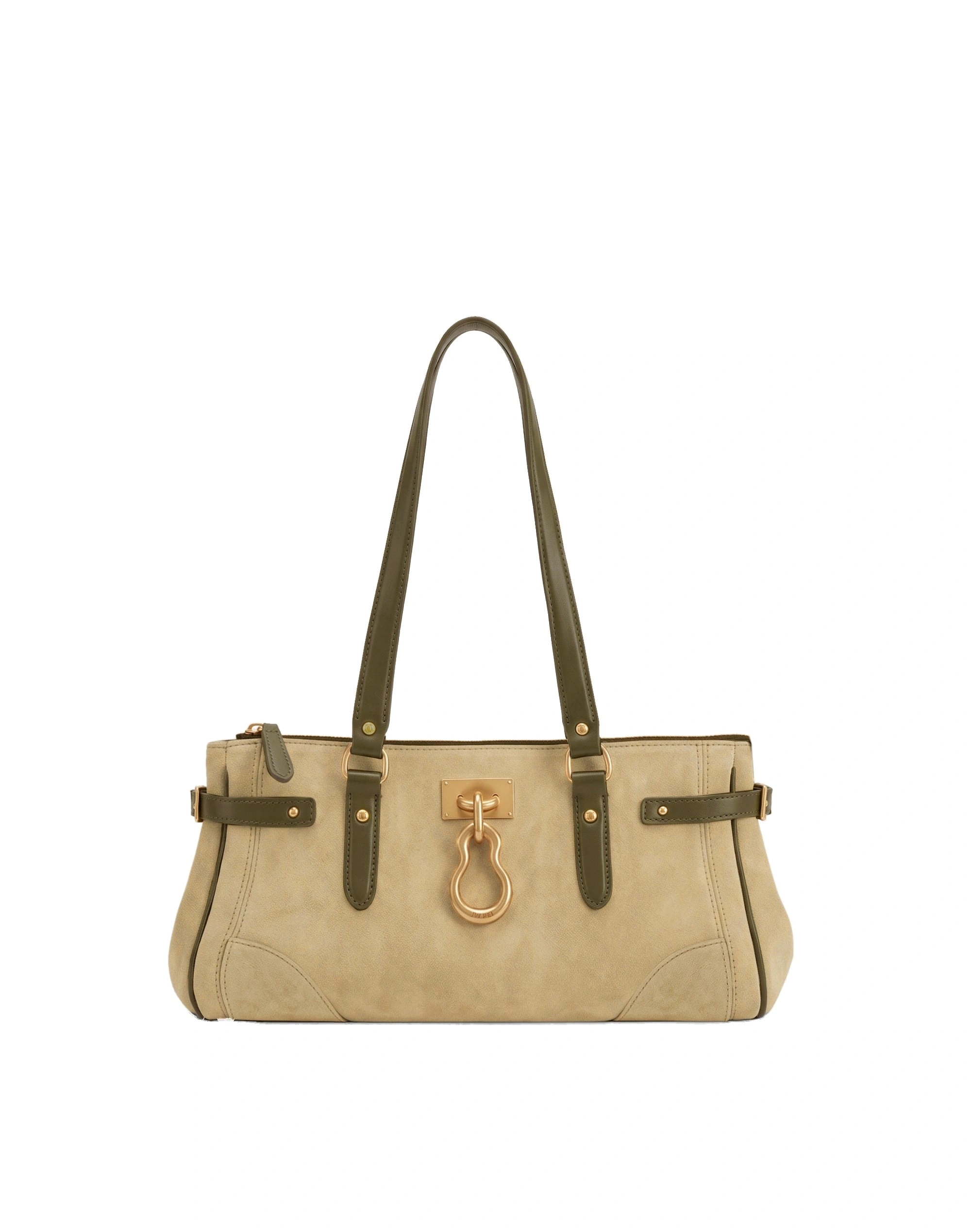 JW PEI Yvette Faux Suede Elongated Tote Bag in Light Green JW PEI Yvette Faux Suede Elongated Tote Bag in Light Green | Totes & Top-Handle Bags | Coveti