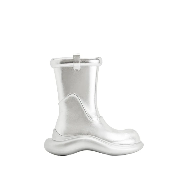 JW PEI Zoie Metallic Rain Boot in Silver | Boots | Coveti