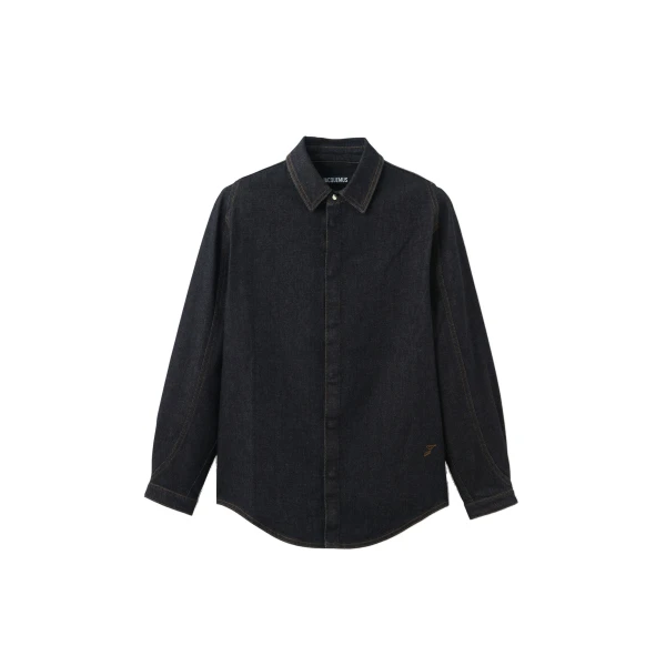The Amelo De-Nimes Denim Shirt in Dark Navy