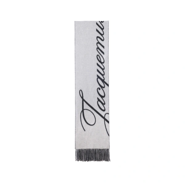 Jacquemus The Atelier Scarf in Grey | Scarves | Coveti