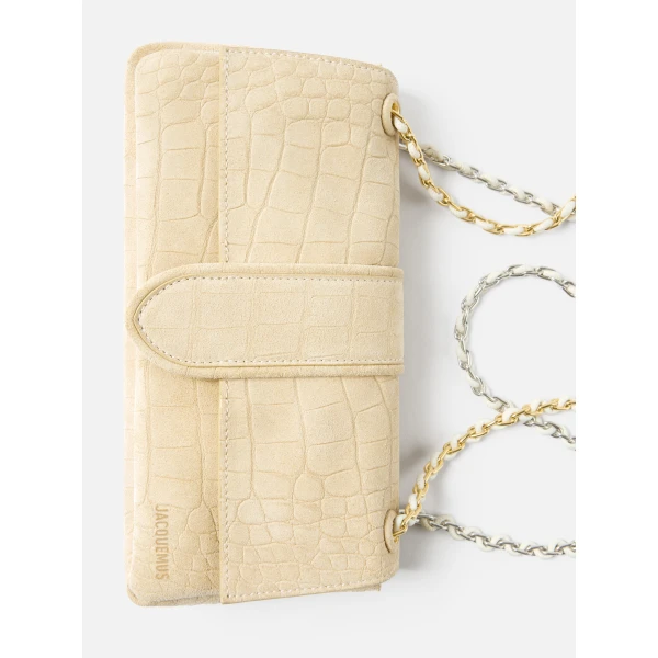 calf leather shoulder bag