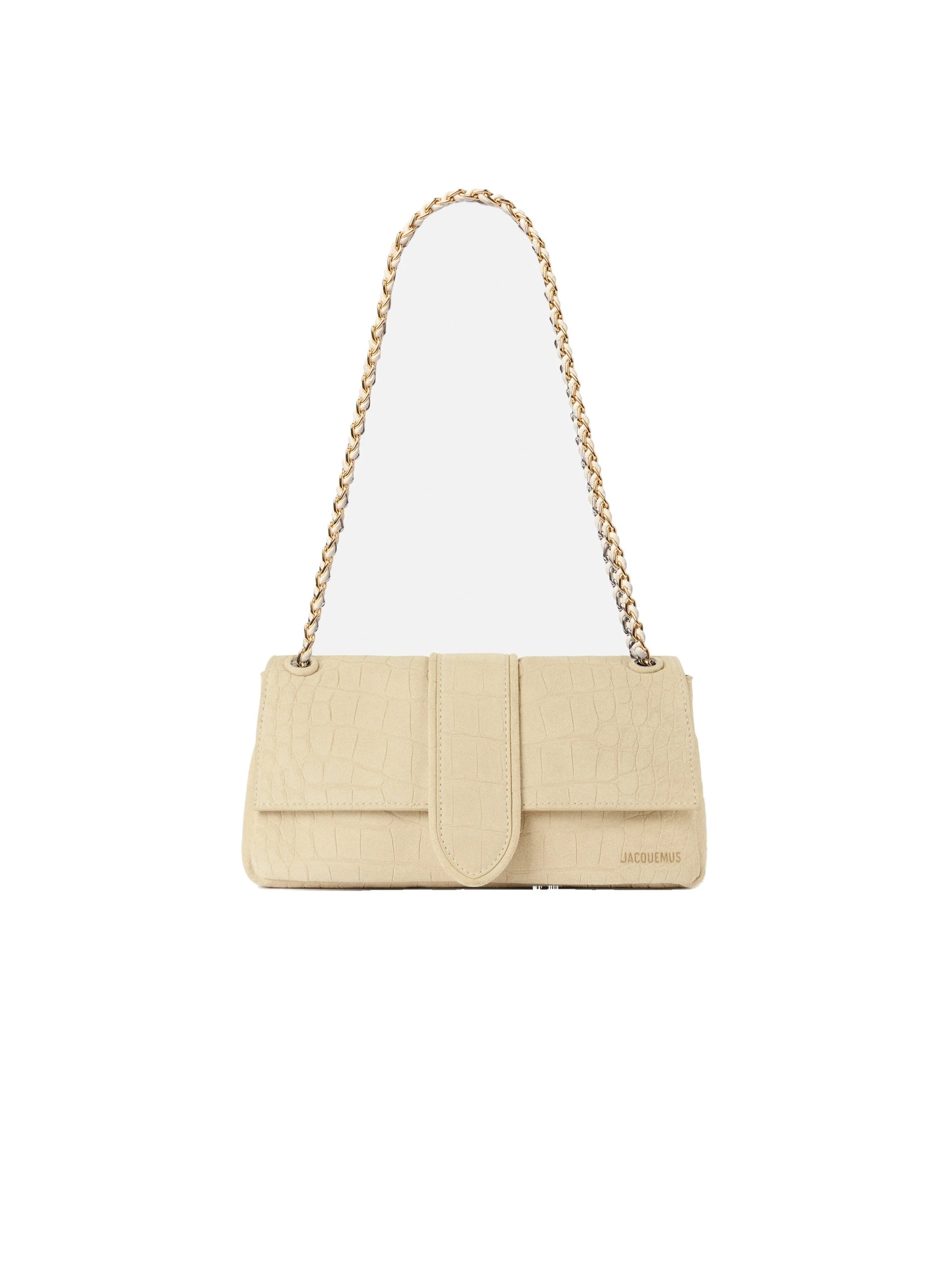 Jacquemus-The-Bambino-Chaine-Bag-in-Beige-coveti-white Jacquemus Bambino Chaine Bag