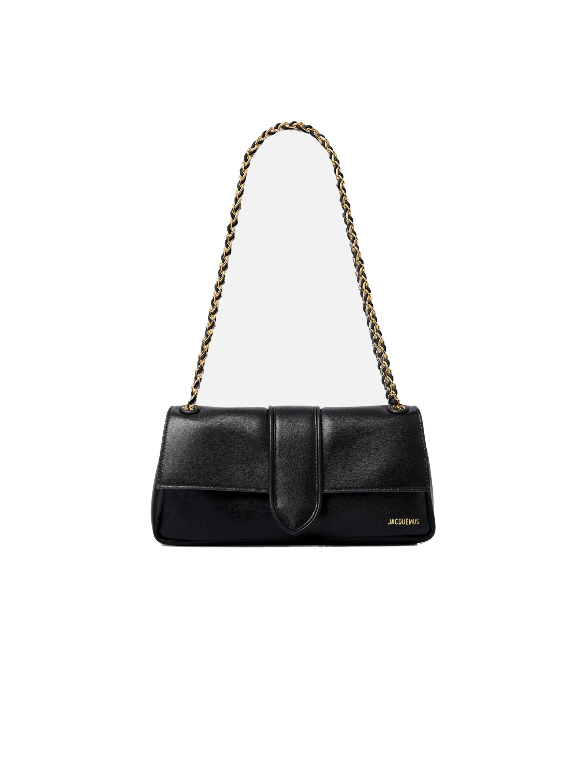 Jacquemus-The-Bambino-Chaine-Bag-in-Black-coveti-white Jacquemus Bambino Chaine Bag