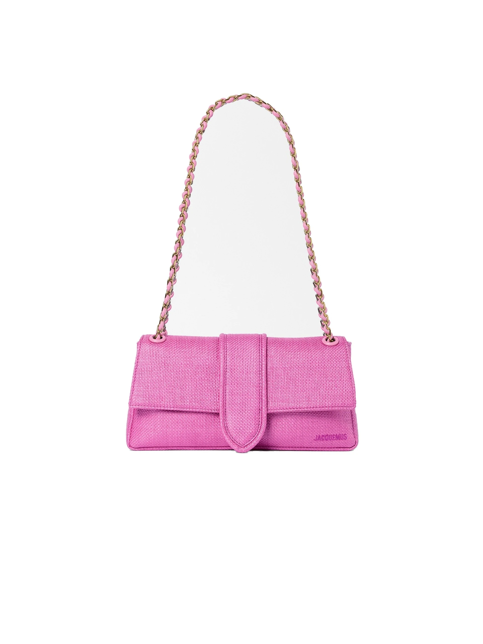 Jacquemus-The-Bambino-Chaine-Bag-in-Light-Pink-coveti-white Jacquemus Bambino Chaine Bag