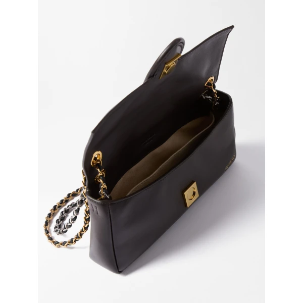 lamb leather shoulder bag