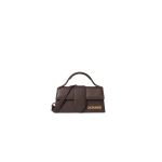 Jacquemus The Bambino Grained Bag in Dark Brown | Mini Bags | Coveti