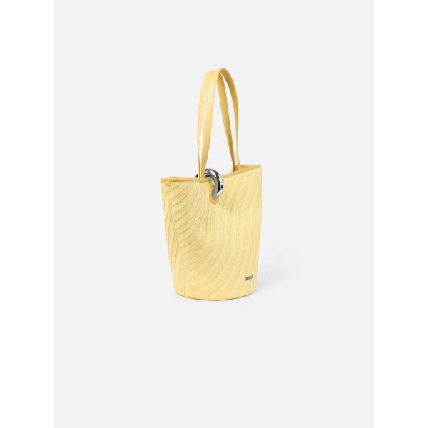 yellow bucket bag